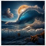 Ocean Sea Waves Canvas 16  x 16 