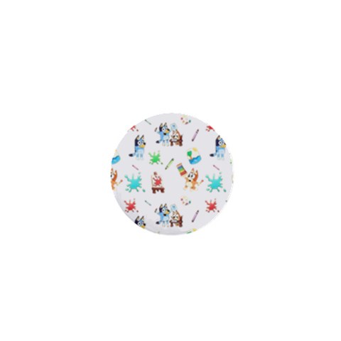 Bluey, Bluey merch, Bluey pattern, Bluey Bluey, bingo, Bluey design, bluey dog 1  Mini Buttons from ArtsNow.com Front
