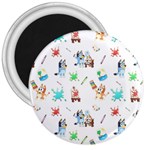 Bluey, Bluey merch, Bluey pattern, Bluey Bluey, bingo, Bluey design, bluey dog 3 Magnets Bluey, Bluey merch, Bluey pattern, Bluey Bluey, bingo, Bluey design, bluey dog 3 Magnets