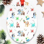 Bluey, Bluey merch, Bluey pattern, Bluey Bluey, bingo, Bluey design, bluey dog Ornament (Oval) Bluey, Bluey merch, Bluey pattern, Bluey Bluey, bingo, Bluey design, bluey dog Ornament (Oval)