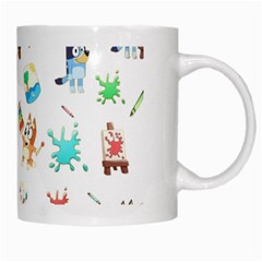 Bluey, Bluey merch, Bluey pattern, Bluey Bluey, bingo, Bluey design, bluey dog White Mug from ArtsNow.com Right