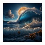Ocean Sea Waves Medium Glasses Cloth (2 Sides)