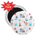 Bluey, Bluey merch, Bluey pattern, Bluey Bluey, bingo, Bluey design, bluey dog 2.25 Magnets (10 pack) Bluey, Bluey merch, Bluey pattern, Bluey Bluey, bingo, Bluey design, bluey dog 2.25 Magnets (10 pack)