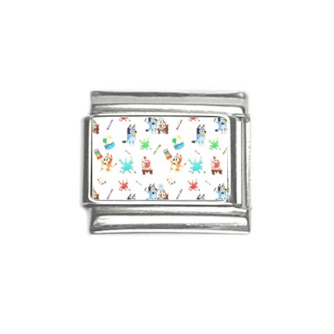 Bluey, Bluey merch, Bluey pattern, Bluey Bluey, bingo, Bluey design, bluey dog Italian Charm (9mm) from ArtsNow.com Front