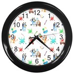 Bluey, Bluey merch, Bluey pattern, Bluey Bluey, bingo, Bluey design, bluey dog Wall Clock (Black) Bluey, Bluey merch, Bluey pattern, Bluey Bluey, bingo, Bluey design, bluey dog Wall Clock (Black)