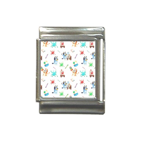 Bluey, Bluey merch, Bluey pattern, Bluey Bluey, bingo, Bluey design, bluey dog Italian Charm (13mm) from ArtsNow.com Front