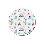 Bluey, Bluey merch, Bluey pattern, Bluey Bluey, bingo, Bluey design, bluey dog Rubber Coaster (Round) Bluey, Bluey merch, Bluey pattern, Bluey Bluey, bingo, Bluey design, bluey dog Rubber Coaster (Round)