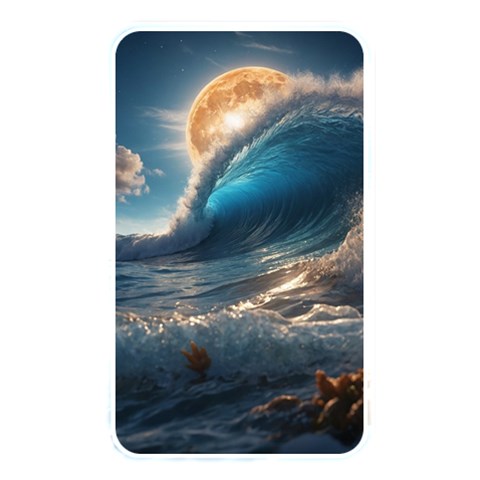 Ocean Sea Waves Memory Card Reader (Rectangular) from ArtsNow.com Front