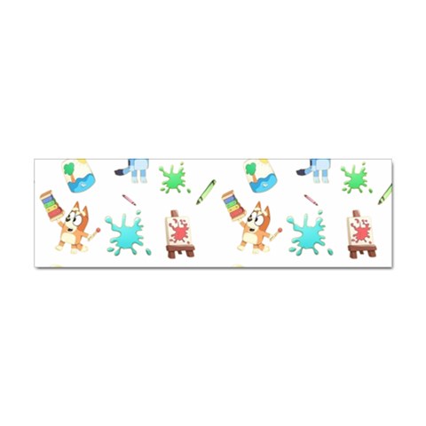 Bluey, Bluey merch, Bluey pattern, Bluey Bluey, bingo, Bluey design, bluey dog Sticker Bumper (100 pack) from ArtsNow.com Front