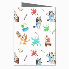 Bluey, Bluey merch, Bluey pattern, Bluey Bluey, bingo, Bluey design, bluey dog Greeting Cards (Pkg of 8) from ArtsNow.com Right