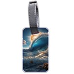 Ocean Sea Waves Luggage Tag (two sides)