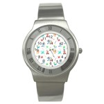 Bluey, Bluey merch, Bluey pattern, Bluey Bluey, bingo, Bluey design, bluey dog Stainless Steel Watch Bluey, Bluey merch, Bluey pattern, Bluey Bluey, bingo, Bluey design, bluey dog Stainless Steel Watch