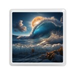 Ocean Sea Waves Memory Card Reader (Square)