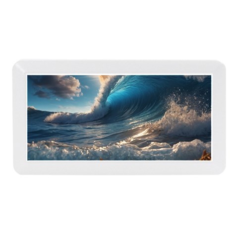 Ocean Sea Waves Memory Card Reader (Mini) from ArtsNow.com Front