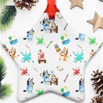 Bluey, Bluey merch, Bluey pattern, Bluey Bluey, bingo, Bluey design, bluey dog Star Ornament (Two Sides) Bluey, Bluey merch, Bluey pattern, Bluey Bluey, bingo, Bluey design, bluey dog Star Ornament (Two Sides)