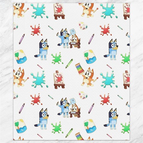 Bluey, Bluey merch, Bluey pattern, Bluey Bluey, bingo, Bluey design, bluey dog Canvas 8  x 10  from ArtsNow.com 8.15 x9.66  Canvas - 1
