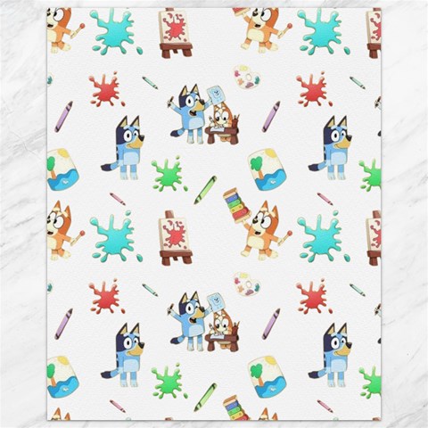 Bluey, Bluey merch, Bluey pattern, Bluey Bluey, bingo, Bluey design, bluey dog Canvas 16  x 20  from ArtsNow.com 15.75 x19.29  Canvas - 1