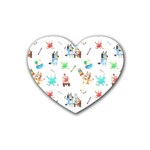 Bluey, Bluey merch, Bluey pattern, Bluey Bluey, bingo, Bluey design, bluey dog Rubber Heart Coaster (4 pack) Bluey, Bluey merch, Bluey pattern, Bluey Bluey, bingo, Bluey design, bluey dog Rubber Heart Coaster (4 pack)