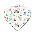 Bluey, Bluey merch, Bluey pattern, Bluey Bluey, bingo, Bluey design, bluey dog Dog Tag Heart (Two Sides) Bluey, Bluey merch, Bluey pattern, Bluey Bluey, bingo, Bluey design, bluey dog Dog Tag Heart (Two Sides)