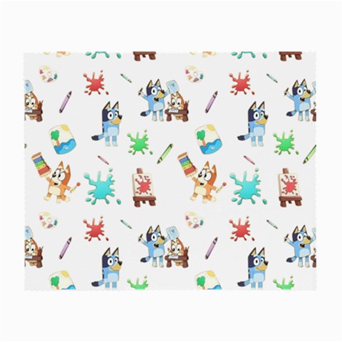 Bluey, Bluey merch, Bluey pattern, Bluey Bluey, bingo, Bluey design, bluey dog Small Glasses Cloth (2 Sides) from ArtsNow.com Front