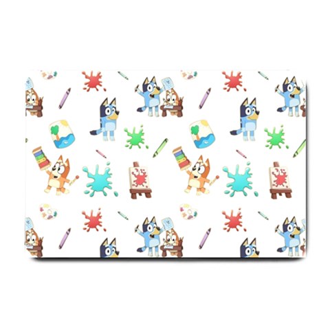 Bluey, Bluey merch, Bluey pattern, Bluey Bluey, bingo, Bluey design, bluey dog Small Doormat from ArtsNow.com 24 x16  Door Mat