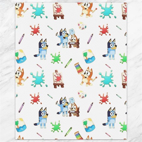 Bluey, Bluey merch, Bluey pattern, Bluey Bluey, bingo, Bluey design, bluey dog Canvas 11  x 14  from ArtsNow.com 10.95 x13.48  Canvas - 1