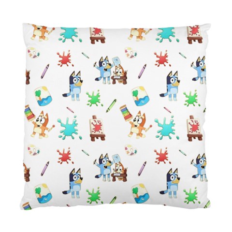 Bluey, Bluey merch, Bluey pattern, Bluey Bluey, bingo, Bluey design, bluey dog Standard Cushion Case (Two Sides) from ArtsNow.com Front