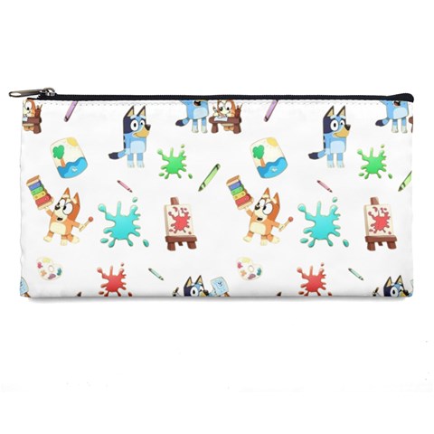Bluey, Bluey merch, Bluey pattern, Bluey Bluey, bingo, Bluey design, bluey dog Pencil Cases from ArtsNow.com Front