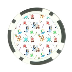 Bluey, Bluey merch, Bluey pattern, Bluey Bluey, bingo, Bluey design, bluey dog Poker Chip Card Guard (10 pack) from ArtsNow.com Front