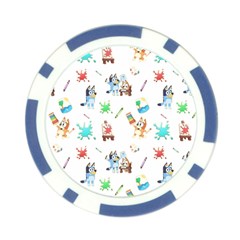 Bluey, Bluey merch, Bluey pattern, Bluey Bluey, bingo, Bluey design, bluey dog Poker Chip Card Guard (10 pack) from ArtsNow.com Back