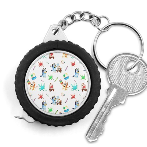 Bluey, Bluey merch, Bluey pattern, Bluey Bluey, bingo, Bluey design, bluey dog Measuring Tape from ArtsNow.com Front