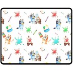 Bluey, Bluey merch, Bluey pattern, Bluey Bluey, bingo, Bluey design, bluey dog 60 x 50 Fleece Blanket (Medium) Bluey, Bluey merch, Bluey pattern, Bluey Bluey, bingo, Bluey design, bluey dog 60 x 50 Fleece Blanket (Medium)