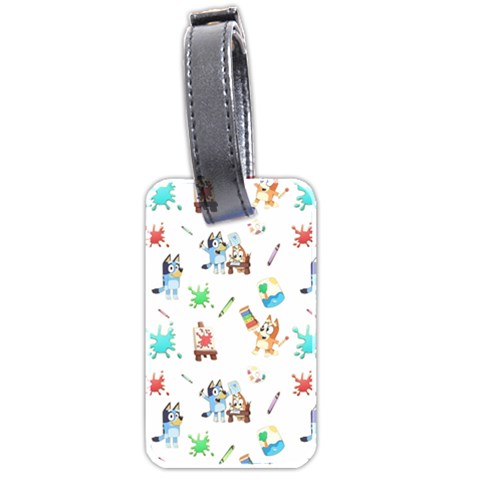 Bluey, Bluey merch, Bluey pattern, Bluey Bluey, bingo, Bluey design, bluey dog Luggage Tag (two sides) from ArtsNow.com Front