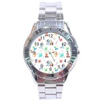 Bluey, Bluey merch, Bluey pattern, Bluey Bluey, bingo, Bluey design, bluey dog Stainless Steel Analogue Watch Bluey, Bluey merch, Bluey pattern, Bluey Bluey, bingo, Bluey design, bluey dog Stainless Steel Analogue Watch