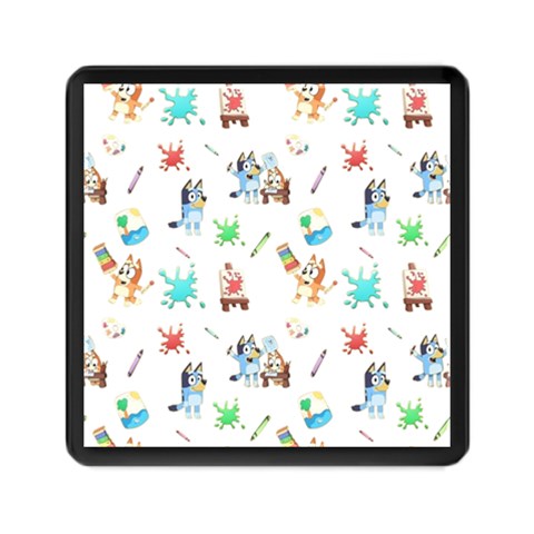 Bluey, Bluey merch, Bluey pattern, Bluey Bluey, bingo, Bluey design, bluey dog Memory Card Reader (Square) from ArtsNow.com Front