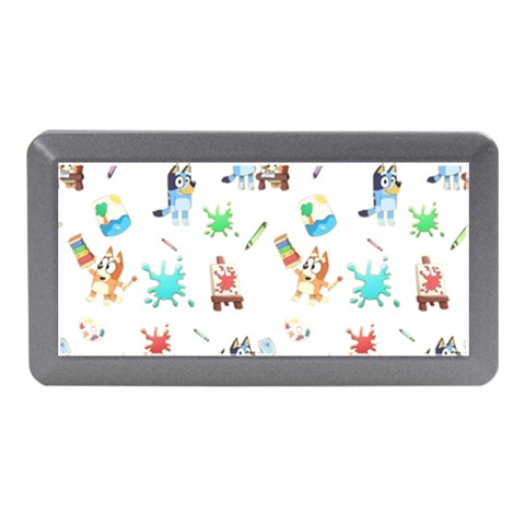 Bluey, Bluey merch, Bluey pattern, Bluey Bluey, bingo, Bluey design, bluey dog Memory Card Reader (Mini) from ArtsNow.com Front