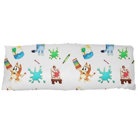 Bluey, Bluey merch, Bluey pattern, Bluey Bluey, bingo, Bluey design, bluey dog 60 x21  Body Pillow Case Dakimakura (Two Sides) from ArtsNow.com Front