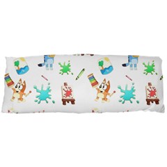 Bluey, Bluey merch, Bluey pattern, Bluey Bluey, bingo, Bluey design, bluey dog 40 x15  Body Pillow Case Dakimakura (Two Sides) from ArtsNow.com Back