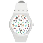 Bluey, Bluey merch, Bluey pattern, Bluey Bluey, bingo, Bluey design, bluey dog Round Plastic Sport Watch (M) Bluey, Bluey merch, Bluey pattern, Bluey Bluey, bingo, Bluey design, bluey dog Round Plastic Sport Watch (M)