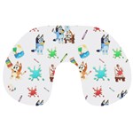 Bluey, Bluey merch, Bluey pattern, Bluey Bluey, bingo, Bluey design, bluey dog Travel Neck Pillow Bluey, Bluey merch, Bluey pattern, Bluey Bluey, bingo, Bluey design, bluey dog Travel Neck Pillow