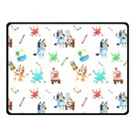 Bluey, Bluey merch, Bluey pattern, Bluey Bluey, bingo, Bluey design, bluey dog 50 x 40 Two Sides Fleece Blanket (Small) Bluey, Bluey merch, Bluey pattern, Bluey Bluey, bingo, Bluey design, bluey dog 50 x 40 Two Sides Fleece Blanket (Small)