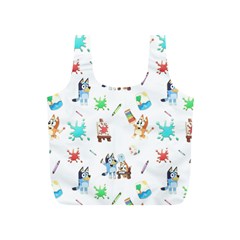 Bluey, Bluey merch, Bluey pattern, Bluey Bluey, bingo, Bluey design, bluey dog Full Print Recycle Bag (S) from ArtsNow.com Back