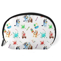 Bluey, Bluey merch, Bluey pattern, Bluey Bluey, bingo, Bluey design, bluey dog Accessory Pouch (Large) from ArtsNow.com Back