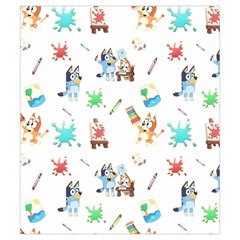 Bluey, Bluey merch, Bluey pattern, Bluey Bluey, bingo, Bluey design, bluey dog Drawstring Pouch (Small) from ArtsNow.com Back