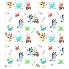 Bluey, Bluey merch, Bluey pattern, Bluey Bluey, bingo, Bluey design, bluey dog Drawstring Pouch (Medium) from ArtsNow.com Front