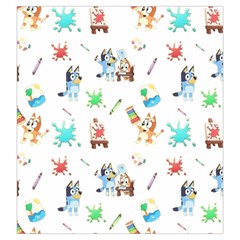 Bluey, Bluey merch, Bluey pattern, Bluey Bluey, bingo, Bluey design, bluey dog Drawstring Pouch (Large) from ArtsNow.com Back