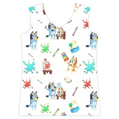 Bluey, Bluey merch, Bluey pattern, Bluey Bluey, bingo, Bluey design, bluey dog Women s Basketball Tank Top from ArtsNow.com Front