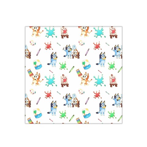 Bluey, Bluey merch, Bluey pattern, Bluey Bluey, bingo, Bluey design, bluey dog 22  x 22  Satin Bandana Scarf from ArtsNow.com Front
