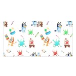 Bluey, Bluey merch, Bluey pattern, Bluey Bluey, bingo, Bluey design, bluey dog Satin Shawl 45 x 80 Bluey, Bluey merch, Bluey pattern, Bluey Bluey, bingo, Bluey design, bluey dog Satin Shawl 45 x 80