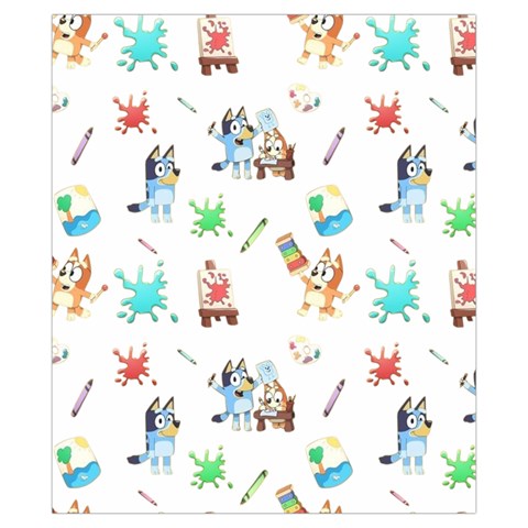 Bluey, Bluey merch, Bluey pattern, Bluey Bluey, bingo, Bluey design, bluey dog Drawstring Pouch (XS) from ArtsNow.com Front